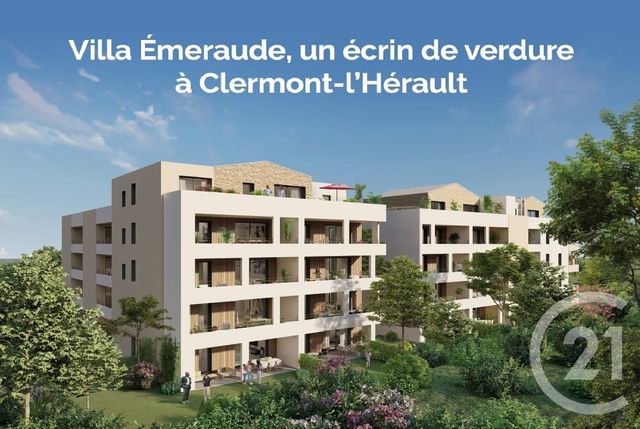 Appartement T3 à vendre - 3 pièces - 70.1 m2 - CLERMONT L HERAULT - 34 - LANGUEDOC-ROUSSILLON - Century 21 Terrasses Et Vallées